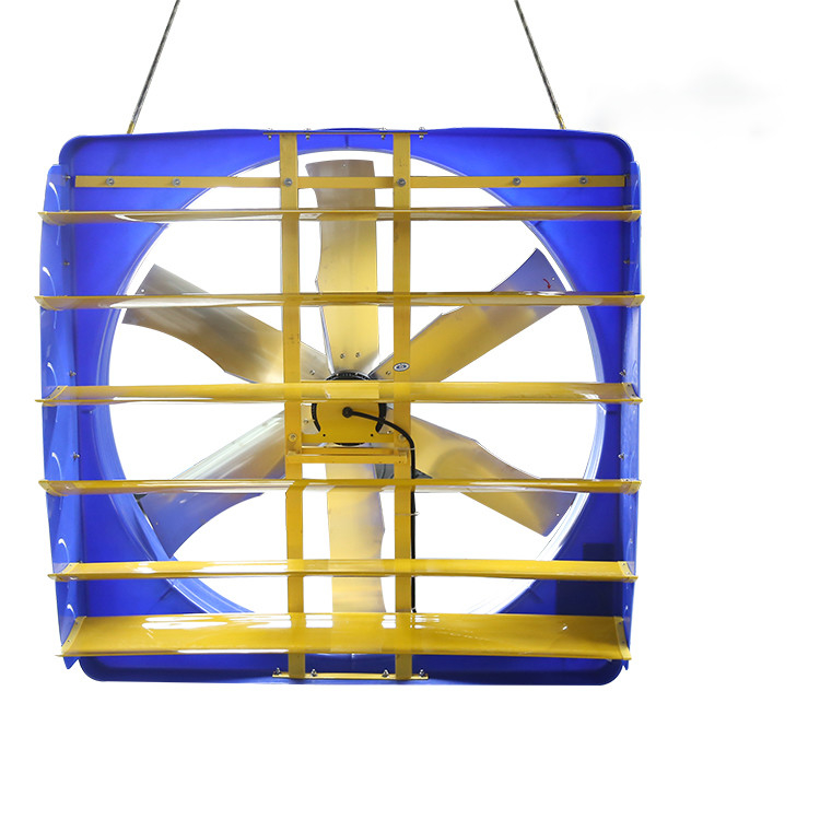 Tavuk soğutması için galvanizli çelik dolaşım fanı 120193m3/h Hava hacmi 1830mm Blade çapı