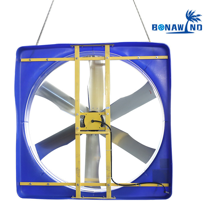 Tavuk soğutması için galvanizli çelik dolaşım fanı 120193m3/h Hava hacmi 1830mm Blade çapı