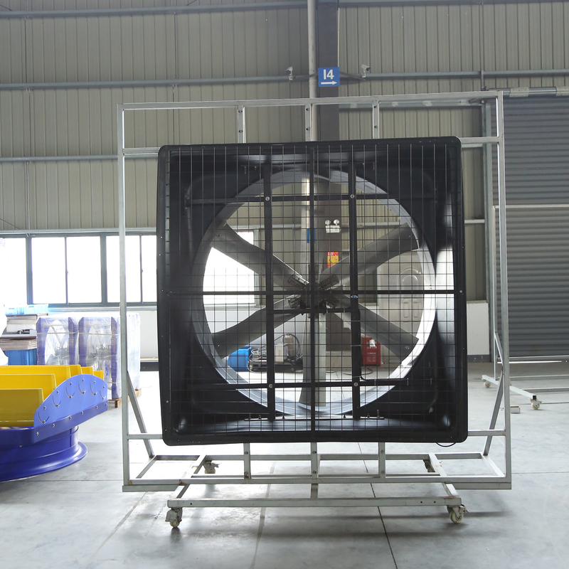 Endüstriyel Egzoz Ventilatörü 120200m3/h Maksimum Hava Akışı 72 Inch Diametresi Blade 4.2A Akım Yoğunluğu