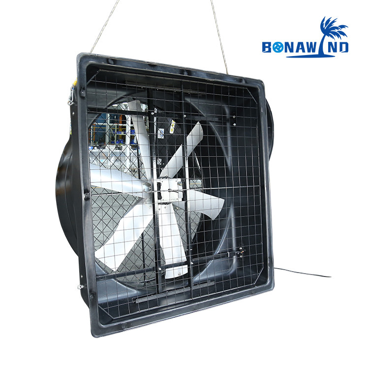 Endüstriyel Egzoz Ventilatörü 120200m3/h Maksimum Hava Akışı 72 Inch Diametresi Blade 4.2A Akım Yoğunluğu