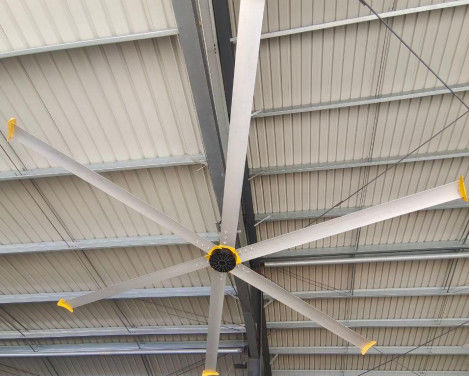 15000m3/min IP55 Dış Rotor Endüstriyel Tavan Ventilatörü 7300mm Ventilatör Blade Diametresi