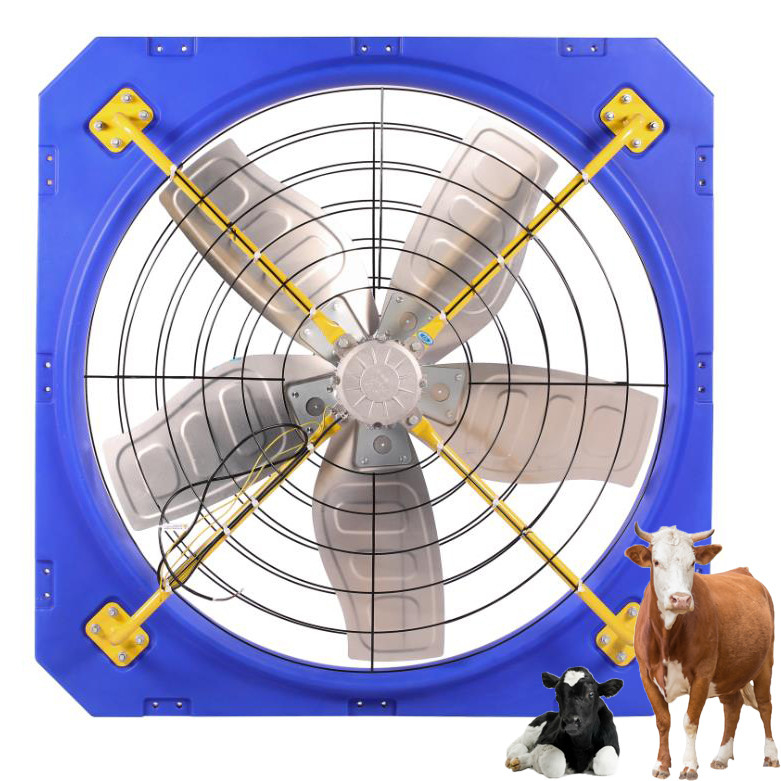 Güç Hayvancılık Dolaşım Ventilatörü 28273m3/h Maksimum hava akışı 38 Blade Diameter Çift Katman PE Çerçeve