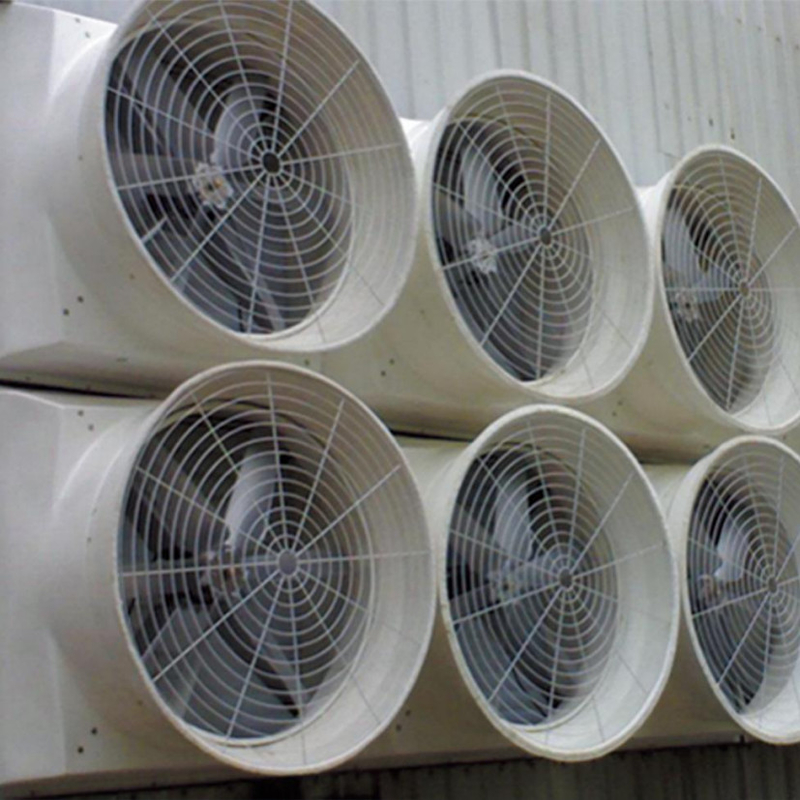 En iyi hava akışı için 460 r / min dönme hızı ve 850w gücü olan Endüstriyel Egzoz Fanı