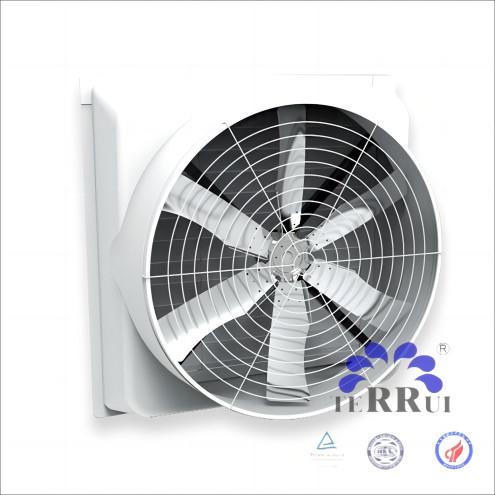 En iyi hava akışı için 460 r / min dönme hızı ve 850w gücü olan Endüstriyel Egzoz Fanı