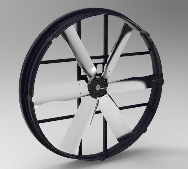 Maksimum Hava Akışı 120000 m³/saat ve 60 m³/saat Kapasiteli Endüstriyel Panel Fanı ve Vantuzlu Hat