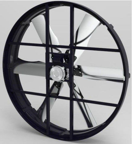 55'' panel fan featuring industrial exhaust 66000m³/h hava akışı 1200W güç düşük gürültü seviyesi ve geniş uygulama