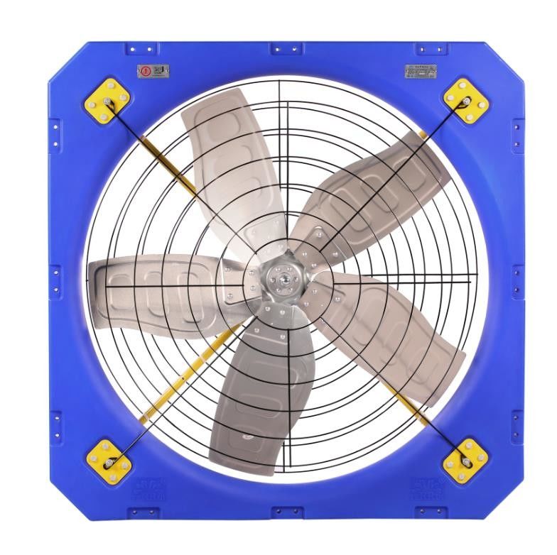 Hayvancılık Havalandırma Fanı 610RPM Dönüş Hızı 40700m3/h Hava akışı ve 600w/0.8hp güç