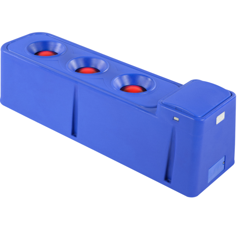 Mavi LLDPE Hayvancılık Otomatik Suçlayıcı Genişi 67cm/2.2ft. Hayvancılık Yönetimi Verimliliği için