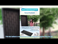 Ağır Hizmet Tipi Plastik LLDPE Sığır Ayak Banyosu Kabı Kahverengi Renk