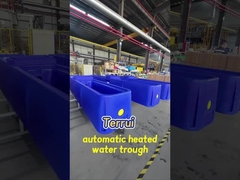 Mavi Otomatik Kontrollü Hayvanlık Su Tankı Ağır Güçlü Polietilen İçme Çanaklığı