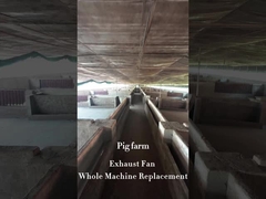 1830mm Blade Diameter Endüstriyel Fan Güçlü Çifte Katmanlı PE Çerçeve Malzemesi