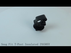 Elektrik Çitleri için Sarı ve Siyah Çelik Çubuk İzolatörleri