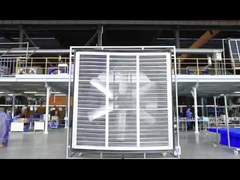 Endüstriyel duman havalandırma yangın duman egzoz fanı 72 Panel fanı