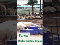 Korozyona dayanıklı 85L Mavi Plastik Hayvanlık Su Tankı