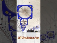 Güçlü endüstriyel fan 610RPM dönme hızı 40700m3/h hava akışı