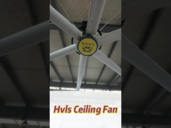 Pürüzsüz EC motoru ve 7300mm çaplı endüstriyel tavan fanı