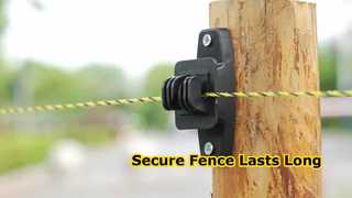 İletken olmayan plastikten oluşan bu izolatörler zorlu tarım ortamlarına dayanacak şekilde üretilmiştir